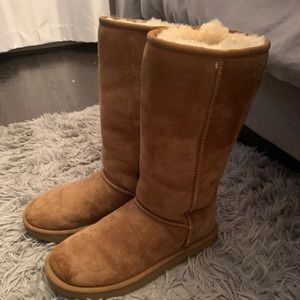 Brown Tall UGG boots size 7